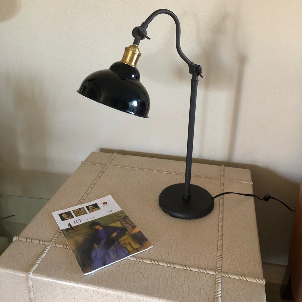 Iron & Brass multi-adjustable Task Lamp by Pottery Barn 👑